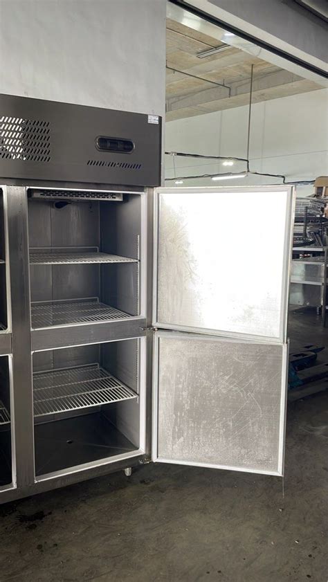 4 door upright chiller freezer combo / commercial chiller freezer, TV & Home Appliances, Kitchen ...