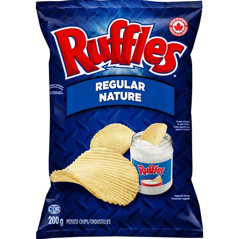 Lay's Ruffles Regular Potato Chips 200g/7.1 oz {Imported from Canada ...