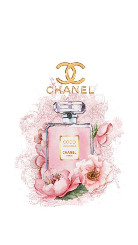 Coco Chanel Logo iPhone Wallpapers on WallpaperDog | Chanel wall art ...