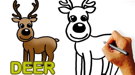 Easy Drawing Deer Head | Free download on ClipArtMag