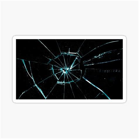 "broken screen prank" Sticker for Sale by SohaibHania | Redbubble