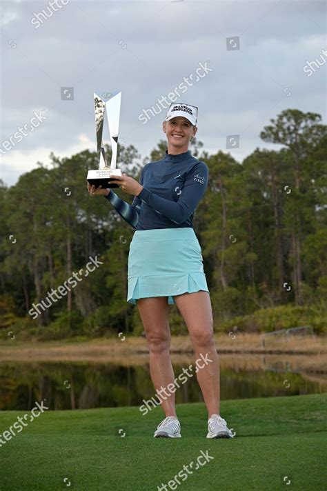 Jessica Korda Holds Championship Trophy On Editorial Stock Photo - Stock Image | Shutterstock