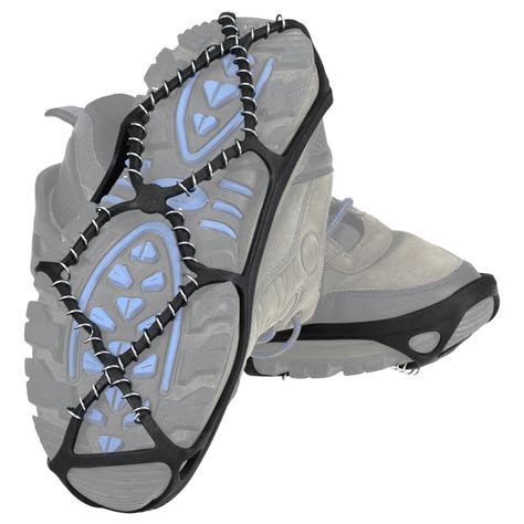 1 Pair Ice Crampons Winter Snow Boot Shoes Covers Ice Gripper Anti-skid Snow Traction Cleats ...