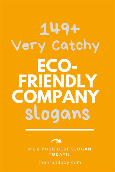 871+ Catchy Eco-Friendly Slogans And taglines (Generator + Guide) | Slogan, Eco friendly ...