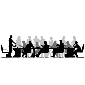 Business Meeting Silhouette PNG And Vector Images Free Download - Pngtree