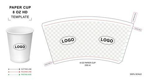 Free Paper Cup Template Printable Templates - vrogue.co