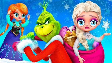 Frozen Christmas Rush! 33 DIYs for LOL OMG - YouTube