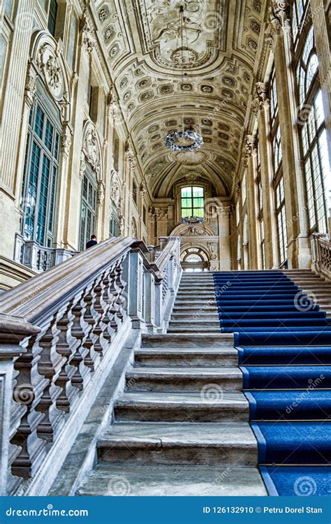 Baroque Interior of Palazzo Madama, Piazza Castello, Turin Editorial Image - Image of window ...