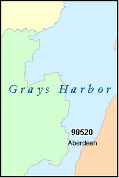 GRAYS HARBOR County, Washington Digital ZIP Code Map