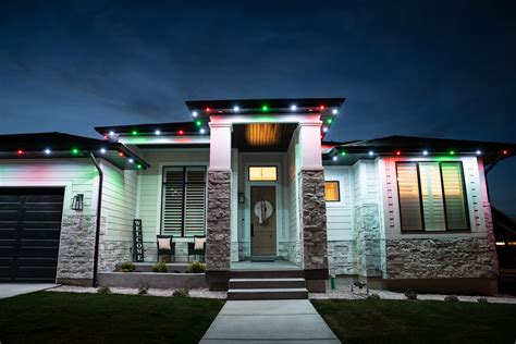 Permanently Installed LED Christmas Lights for Year-Round fun