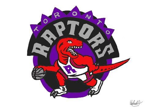 I drew the 95 Raptors Logo! : r/torontoraptors