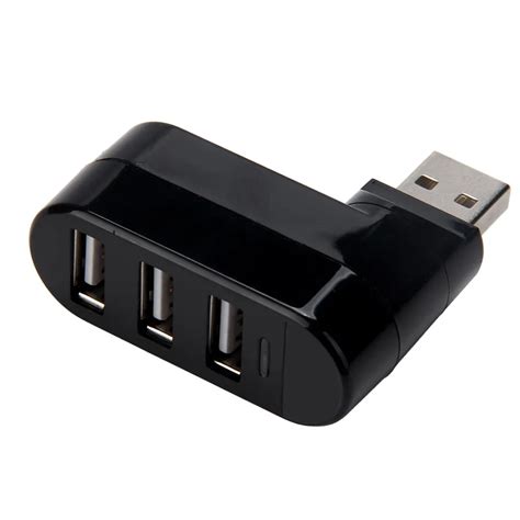 Adapter Usb 3 Ports USB 2.0 Mini Rotate Splitter Adapter Hub for PC ...