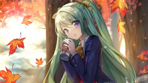 Cute Anime Girls Autumn Wallpapers - Wallpaper Cave