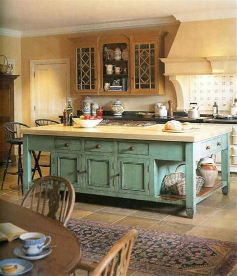 99 Inspirations Vintage Farmhouse Style Kitchen Island | Kitchen tiles ...