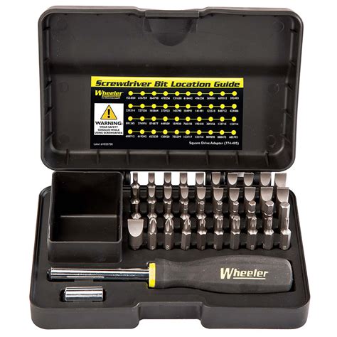 Wheeler Professional Gunsmithing Screwdriver Set, 43 pc - Brownells UK