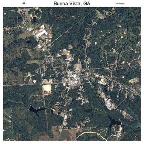 Aerial Photography Map of Buena Vista, GA Georgia