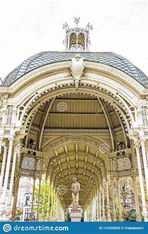 Typical Architecture in Karlovy Vary, Czech Stock Photo - Image of ...