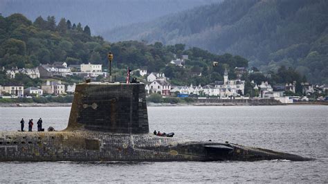 Vanguard class submarine returning to Faslane after 6 month patrol : r ...