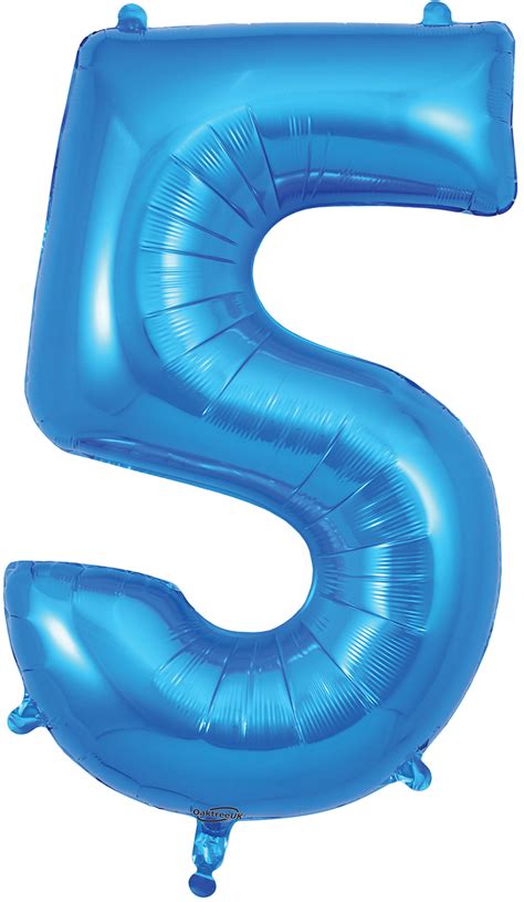 34" Number 1 Blue Oaktree Foil Balloon | Bargain Balloons - Mylar Balloons and Foil Balloons