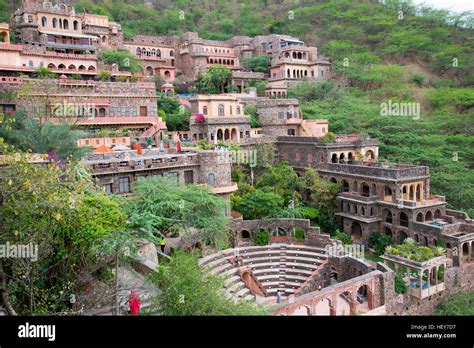 Heritage Hotel Neemrana Fort, Rajasthan, North India, India, Asia Stock Photo - Alamy