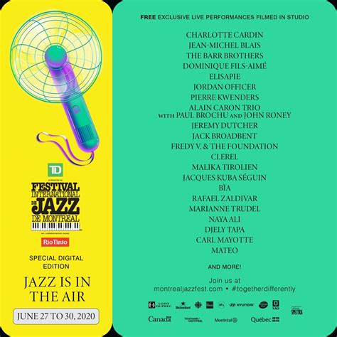 Montreal Jazz Fest reveals virtual edition line-up - Montreal Rocks