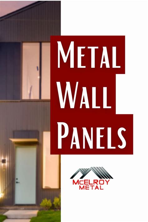 Metal wall panels provide a low-maintenance and durable wall system. | Metal wall panel, Metal ...