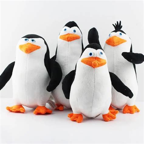 Caliente Los Pingüinos de Madagascar Peluche de Juguete 20 30 cm de la Muñeca Para Los Niños en ...