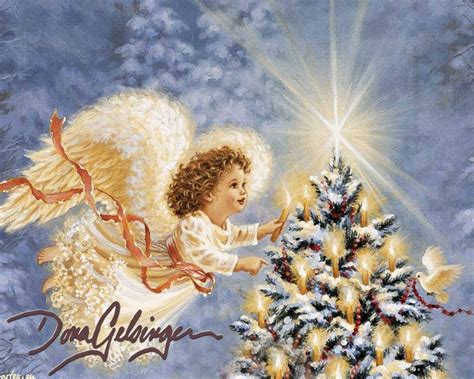 🔥 Download Christmas Angels Wallpaper For Desktop by @gabriellej ...