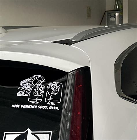 New car with a new sticker! : r/bluey