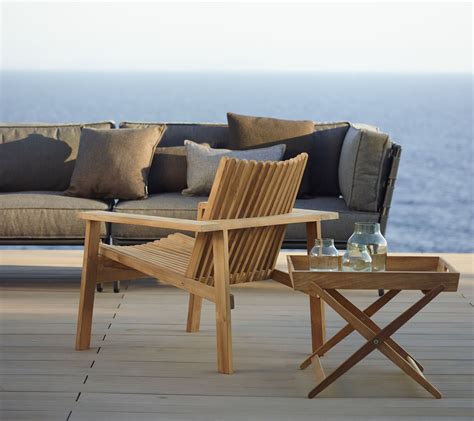 Cane-line Amaze Lounge Chair | Wooden | Outdoor-Patio Furniture - Ultra ...