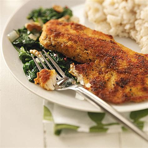 Tilapia with Sauteed Spinach Recipe: How to Make It