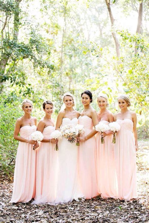 Chiffon Bridesmaid Dress 2015 Blush Pink Sweetheart Pleated Sleeveless ...