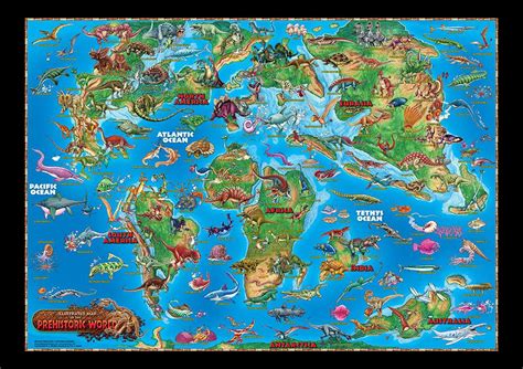 Prehistoric Map Of The World - Map Of The World