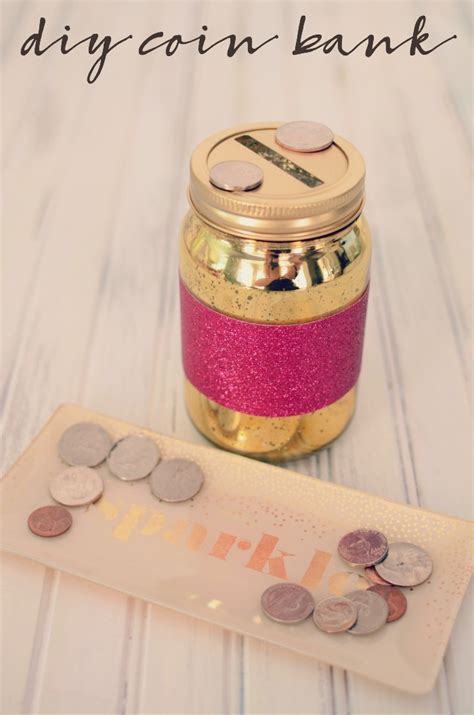 A DIY Coin Bank Full of Sparkle & Shine • Taylor Bradford