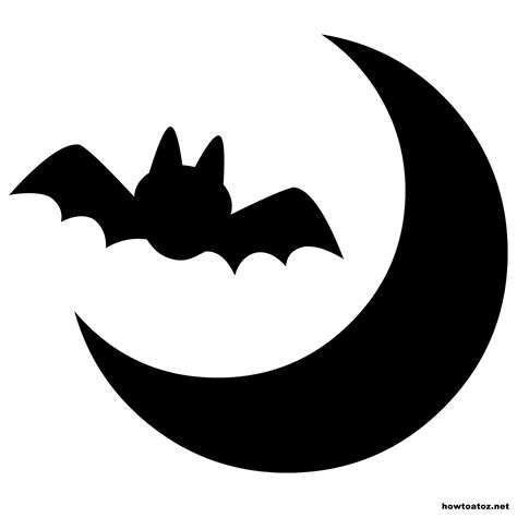 Halloween Bat Stencil Free Printable - Printable Templates