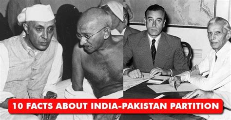 10 Facts About India-Pakistan Partition That You Probably Didn't Know ...