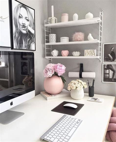 15 Unique Cute Desk Decor Ideas | Home office decor, Home office desks ...