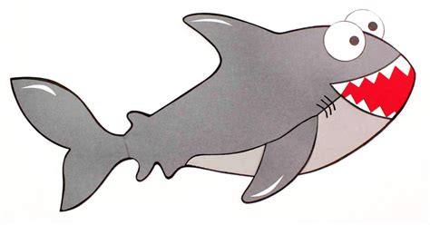 Free Printable Shark Craft for Shark Week - Mama Likes This