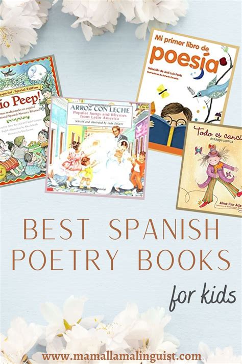 Best Spanish Poetry Books for Kids | Poetry books for kids, Poetry ...