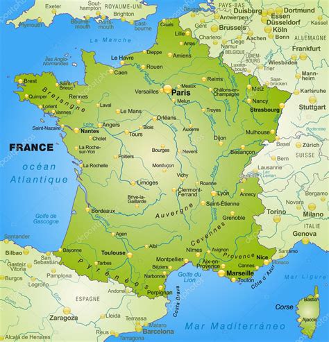 Karta över Frankrike | Karta