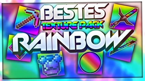 RAINBOW Minecraft PVP TEXTURE PACK / RESOURCE PACK! | BaumBlau - YouTube