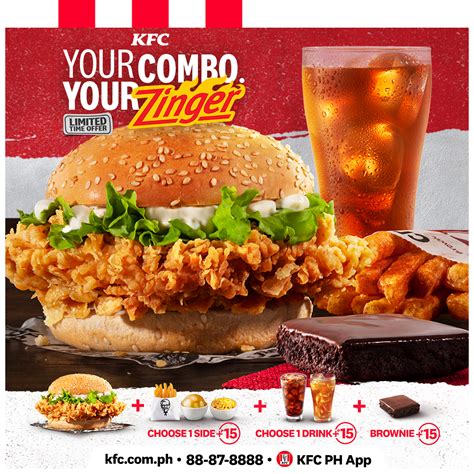 Mix 'n Match with KFC’s 'Your Combo. Your Zinger.'