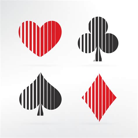 set of poker cards elements icon - Download Free Vector Art, Stock Graphics & Images