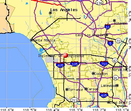 Inglewood Zip Code Map - Osiris New Dawn Map