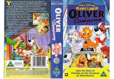 Oliver and Company (1988) on Walt Disney Home Video (United Kingdom VHS ...
