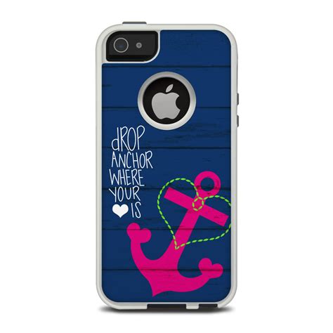 OtterBox Commuter iPhone 5 Case Skin - Drop Anchor by Brooke Boothe | DecalGirl