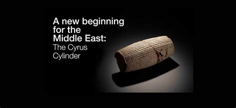 A new beginning for the Middle East: The Cyrus Cylinder and Ancient Persia - Art Explora Academy