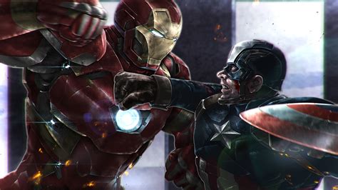 Captain America Vs Iron Man