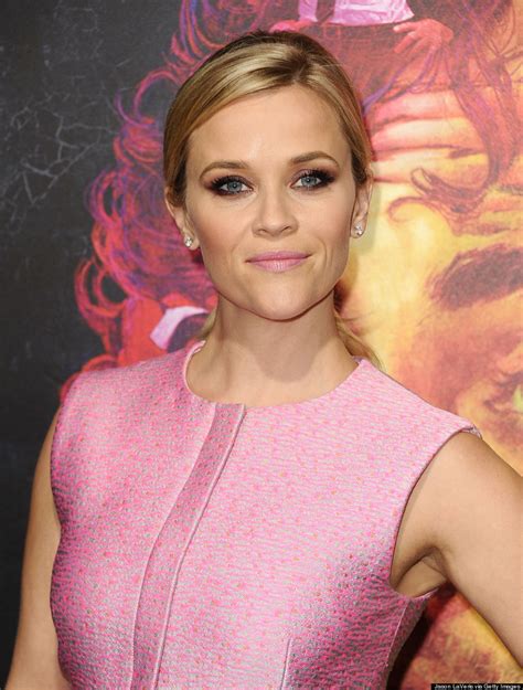 Reese Witherspoon Brightens Up The Holidays In Cute Pink Dress