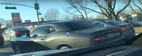 Dodge Challenger V6 with Hellcat Badges Spotted in Traffic, Mopar Fans ...